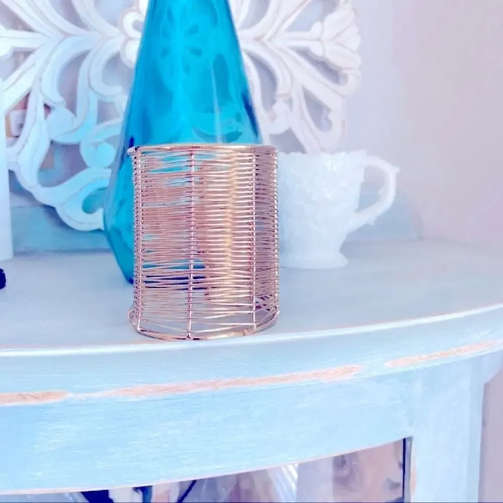 Natasha Wide Gold Tone Cuff Bracelet